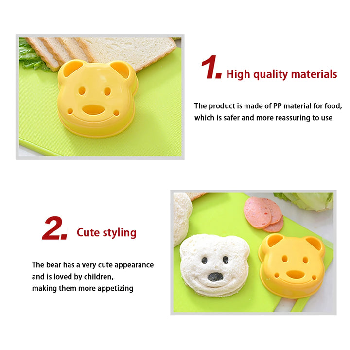 Bear-Shaped Sandwich Cutter