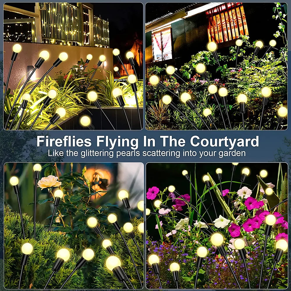 Solar Firefly Garden Lights: Vibrant Outdoor Decor