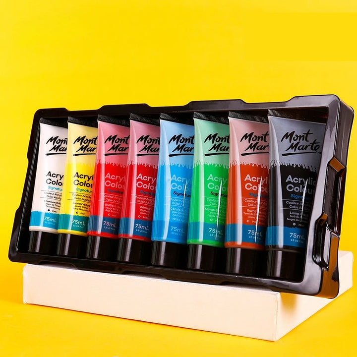 75ml Non-Toxic Waterproof Acrylic Paint Set