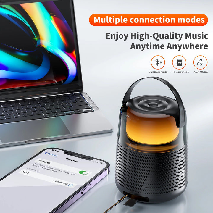 Wireless HiFi 20W Bluetooth Speaker: Portable, Waterproof and Multi-Connectivity
