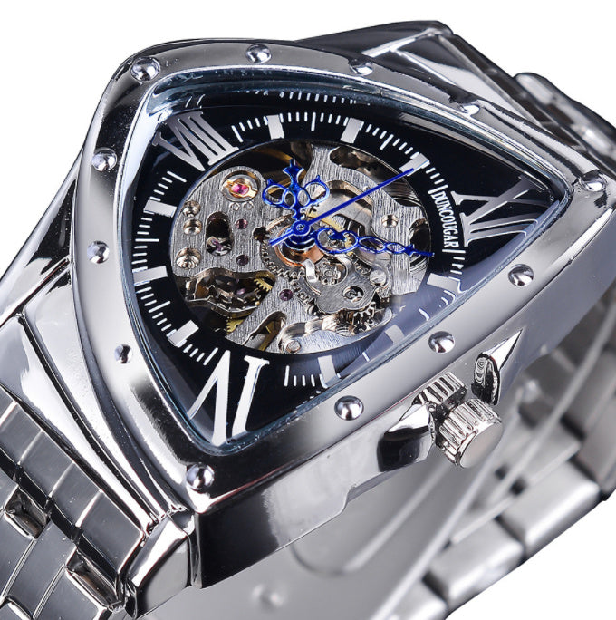 Watch Men's Fashion Hollow Stainless Steel Watch