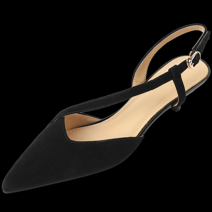 Elegant High Heel Leather Sandals for Women