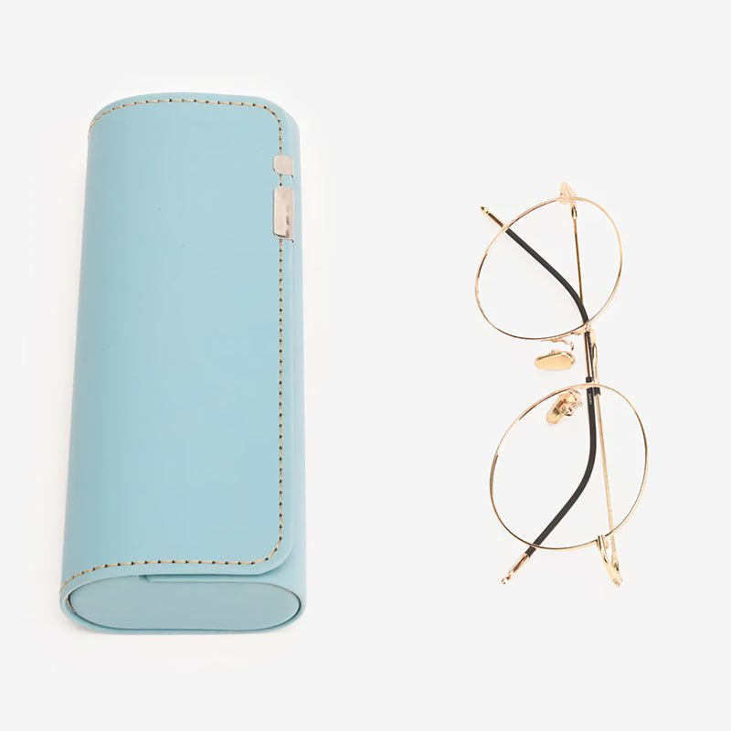 Elegant British Style PU Glasses Case