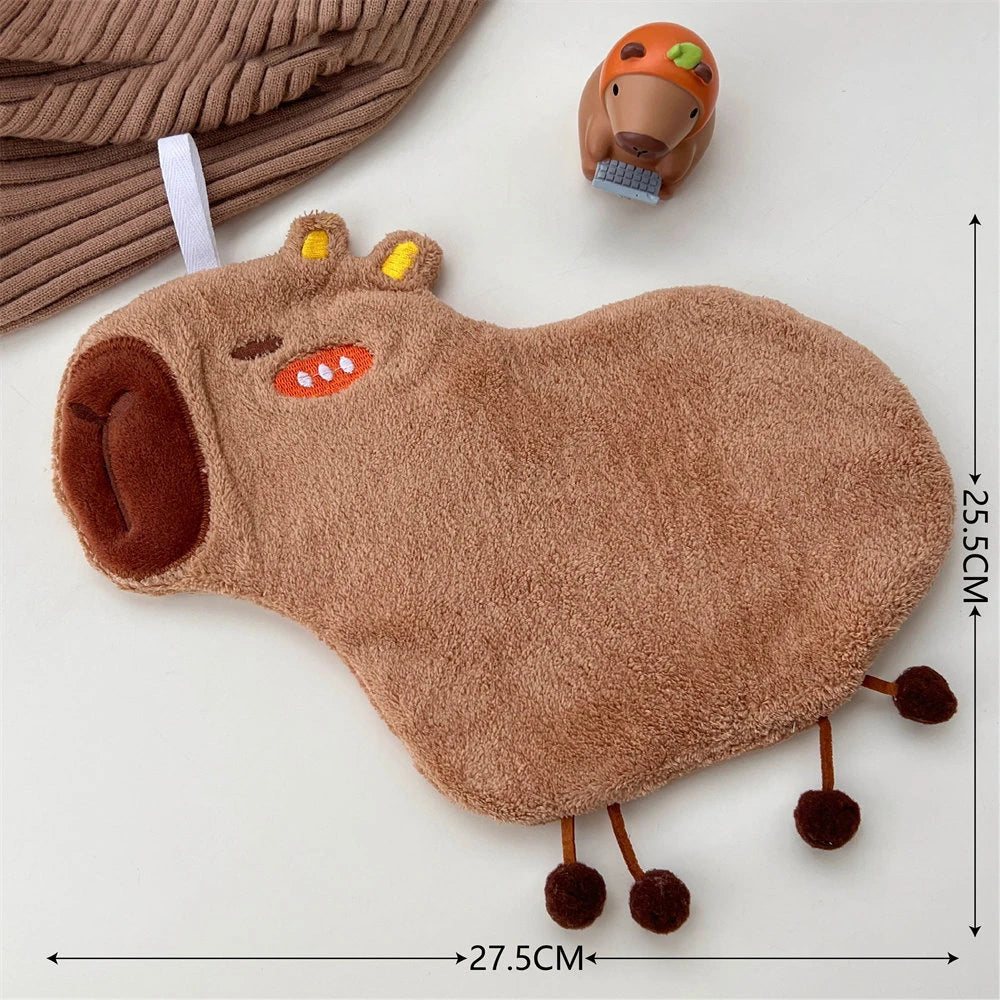 Cute Capybara Hanging Hand Towel