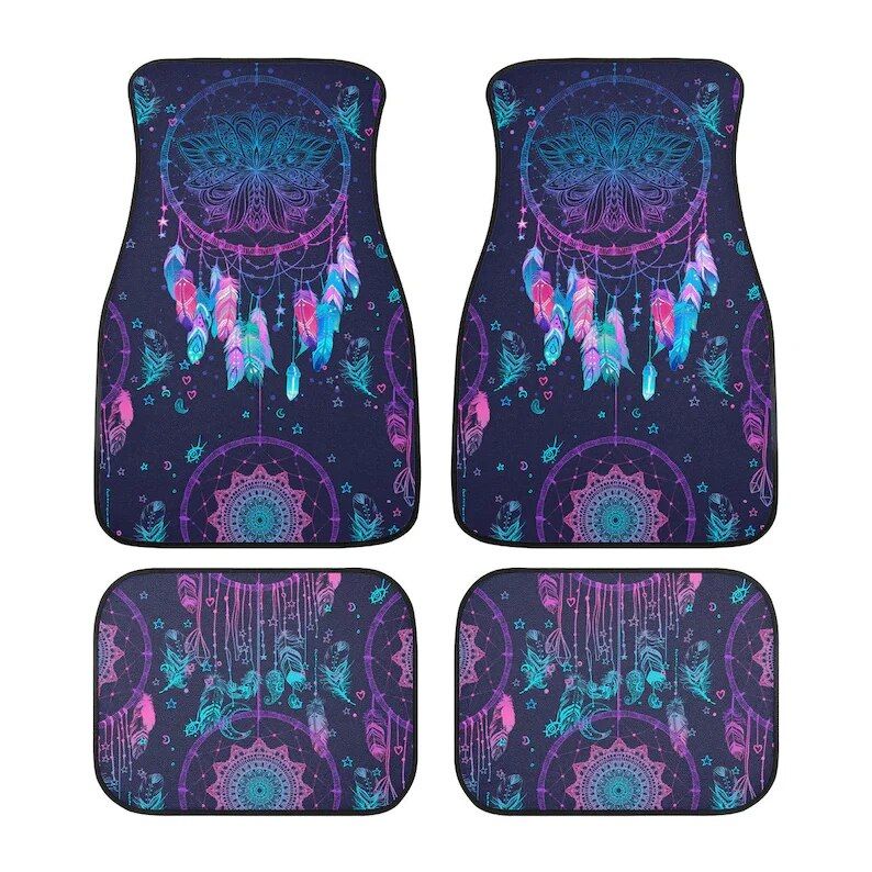 Dreamcatcher Patterned Anti-Slip Car Floor Mats