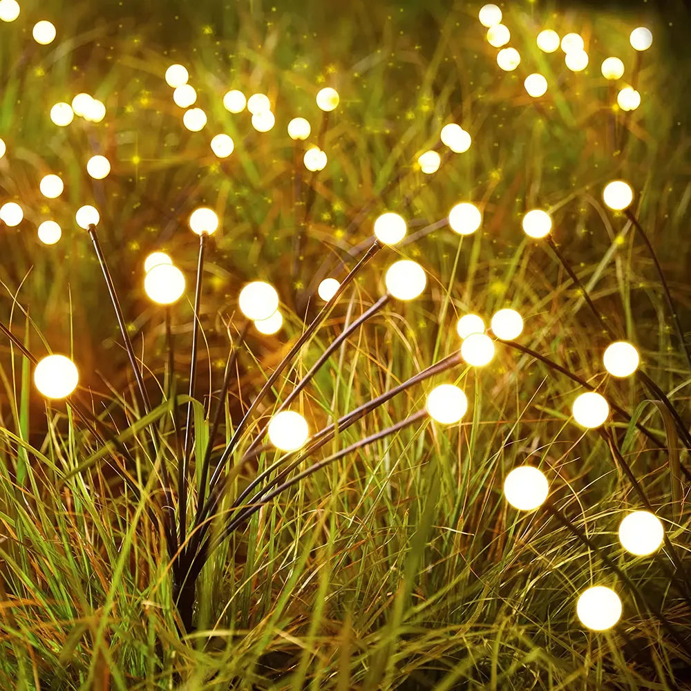 Solar Firefly Garden Lights: Vibrant Outdoor Decor