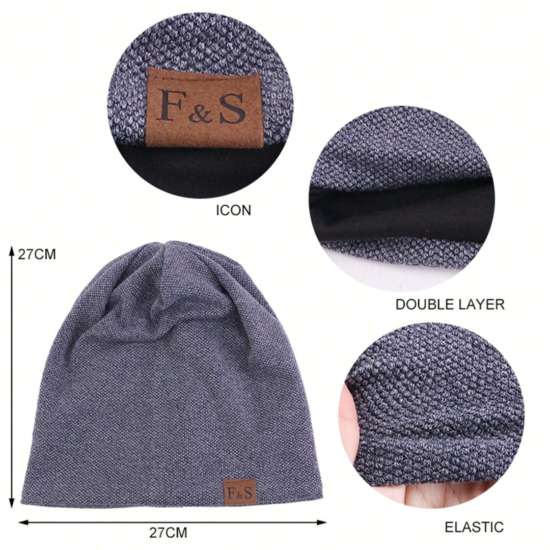 Warm Knitted Beanie Hat for Men and Women