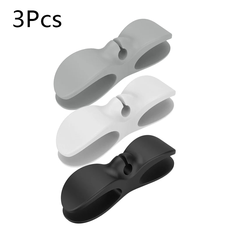 Multi-Use Silicone Cord Winder - Cable Management Clips for Home and Office Appliances