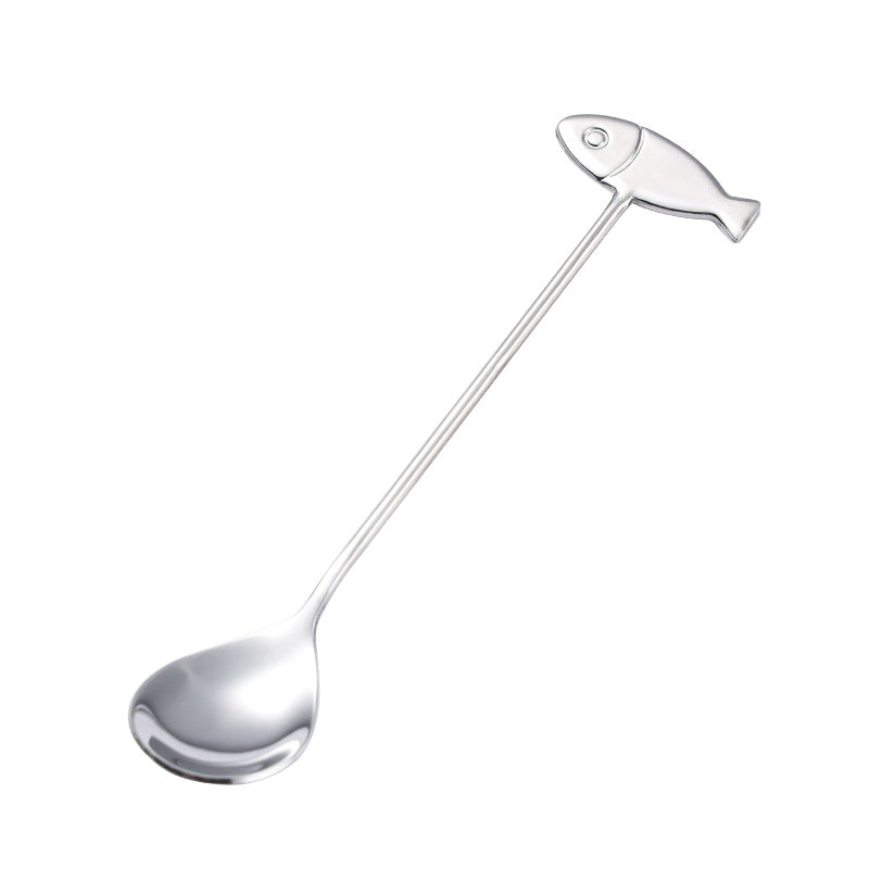 Cute Cat Stainless Steel Coffee Spoon