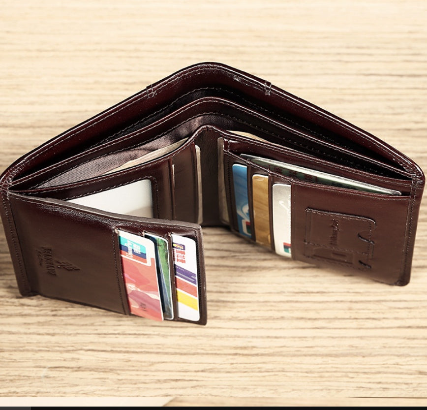 Men's leather wallet