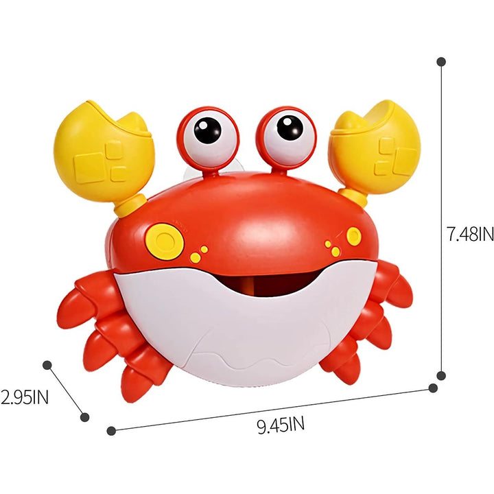 Red Crab Bath Toy Bubble Machine