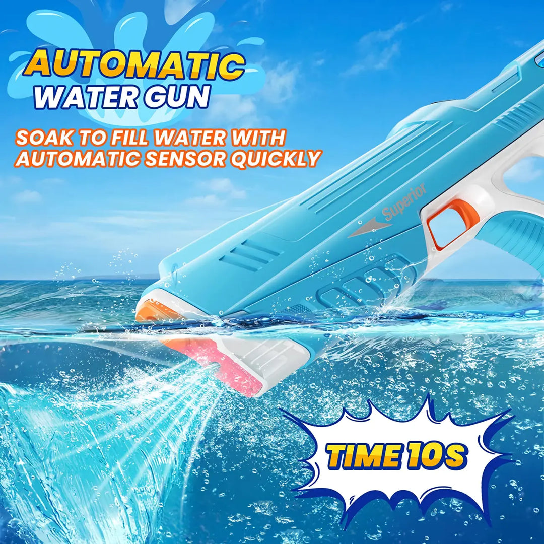 Electric Water Gun with Automatic Water Absorption for Kids and Adults