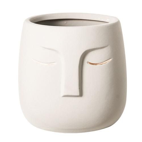 Charming European Style Ceramic Head Vase