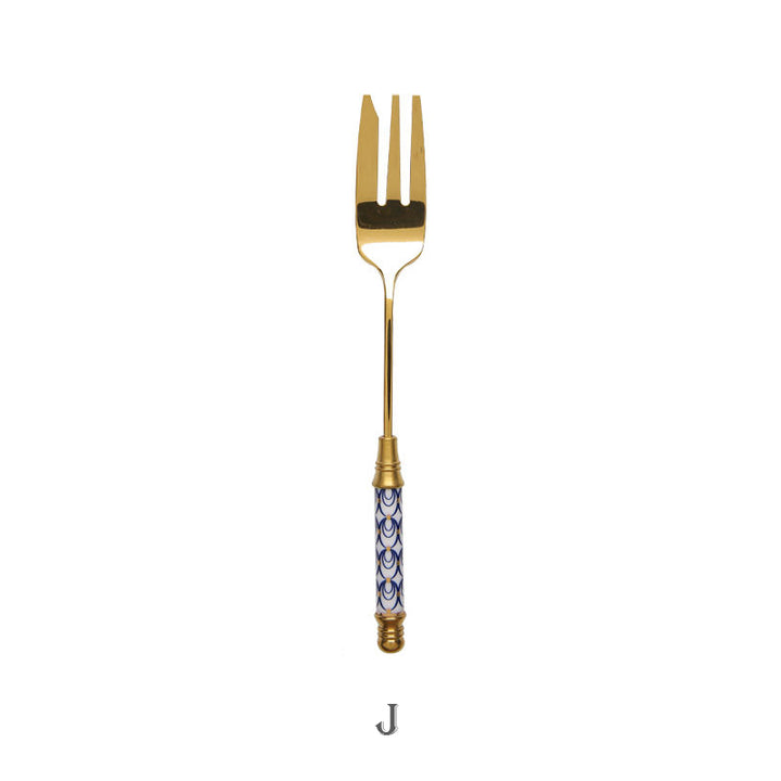 Elegant Gold Dessert Fork