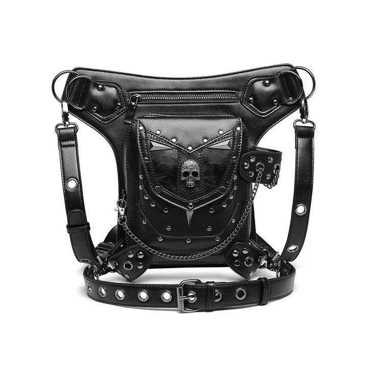 Punk Motorcycle Skull Chain Women's Crossbody Bag