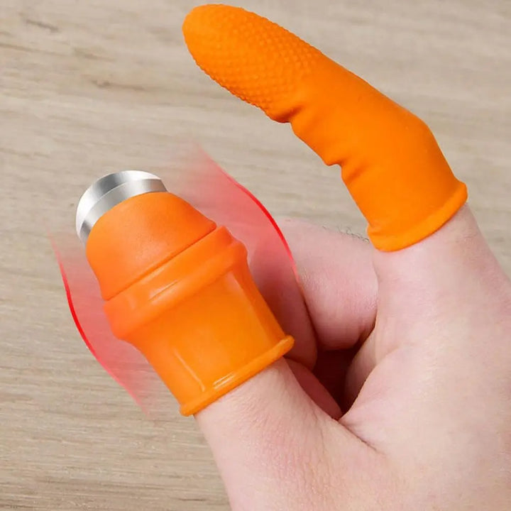 Silicone Thumb Guard Harvesting Knife