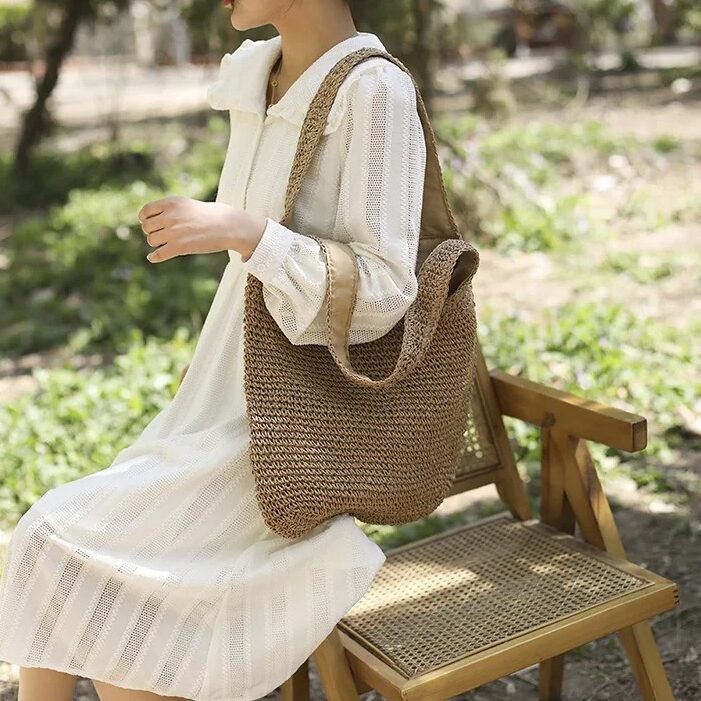 Straw Women Shoulder Bag