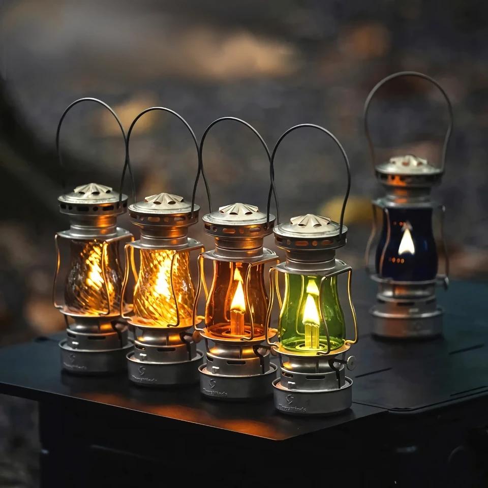 Portable Vintage Kerosene Camping Oil Lamp