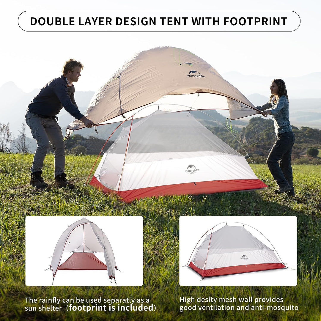 Ultralight Portable 1-Person Camping Tent