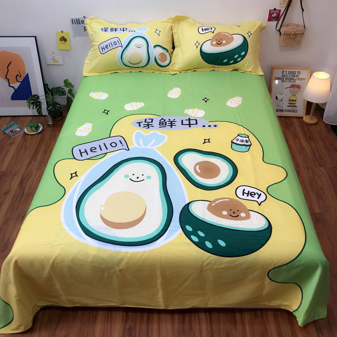 Cotton Cartoon Single Piece Can Be Equipped With Duvet Cover Sheet