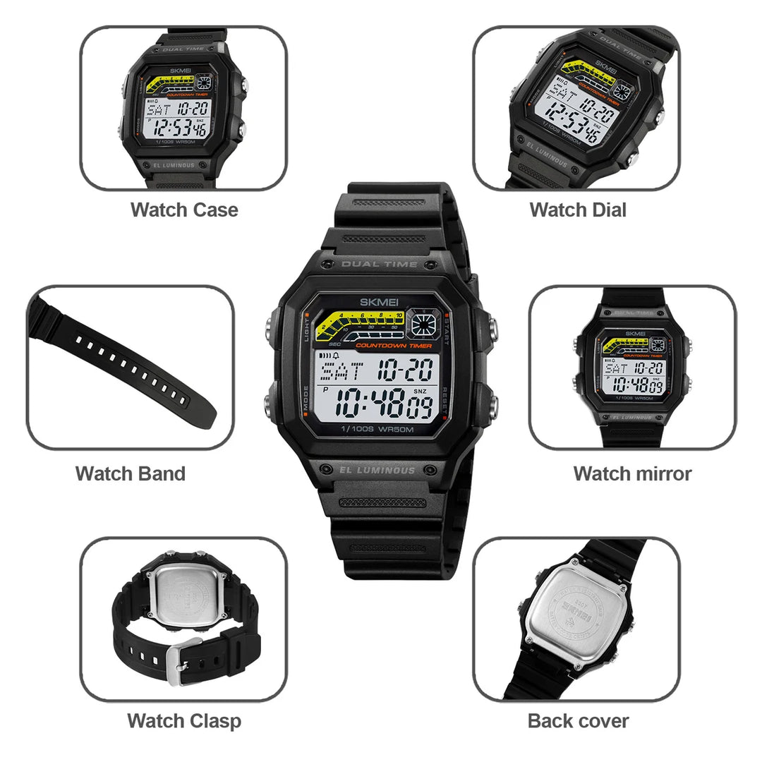 Men's Military Digital Sport Watch