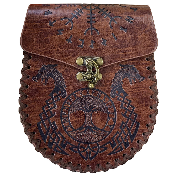 Viking Style Medieval Hanging Belt Coin Purse Vintage Belt Bag