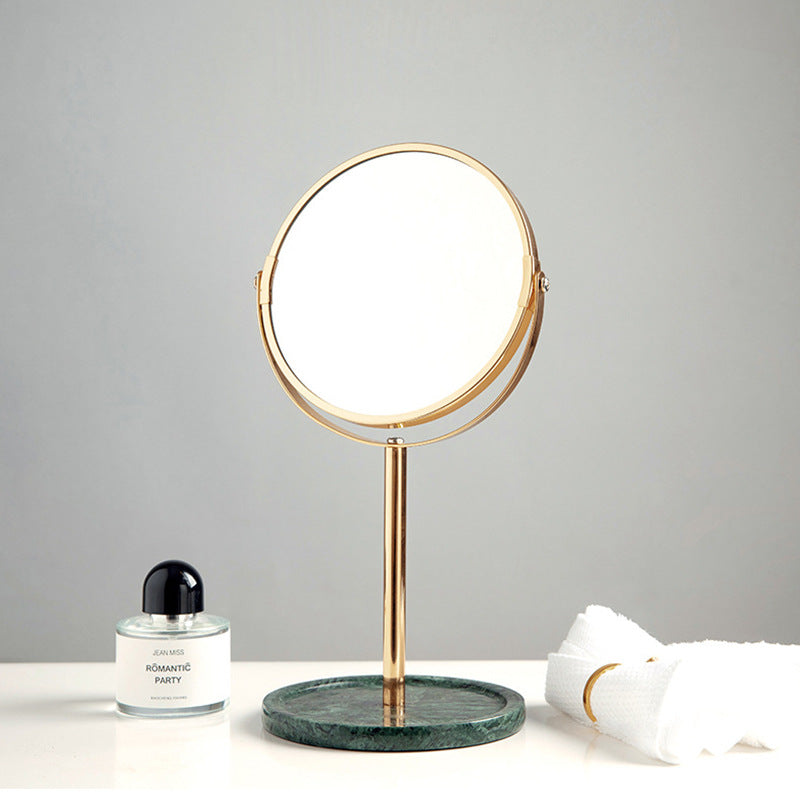 Natural Marble 360 Rotating Makeup Vanity Mirror