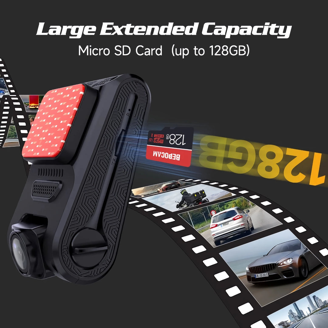 1080P Dash Camera with Loop Recording and Night Vision