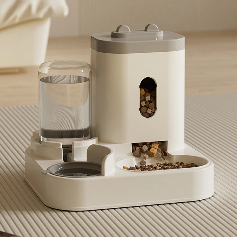 2-in-1 Automatic Cat Feeder & Water Dispenser