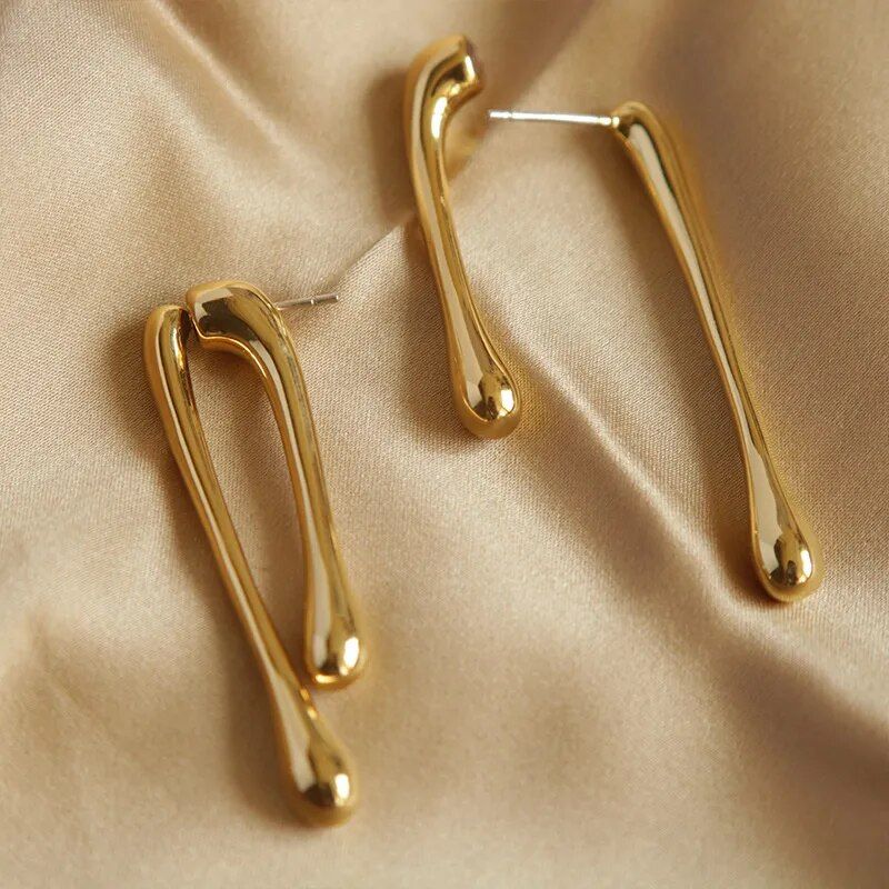 Geometric Drop Earrings