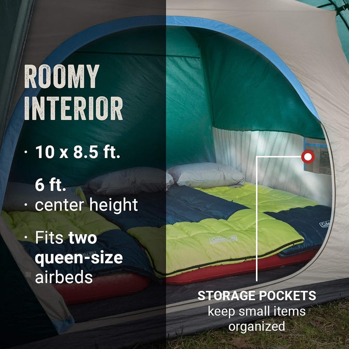 Skydome Camping Tent with Full-Fly Weather Vestibule