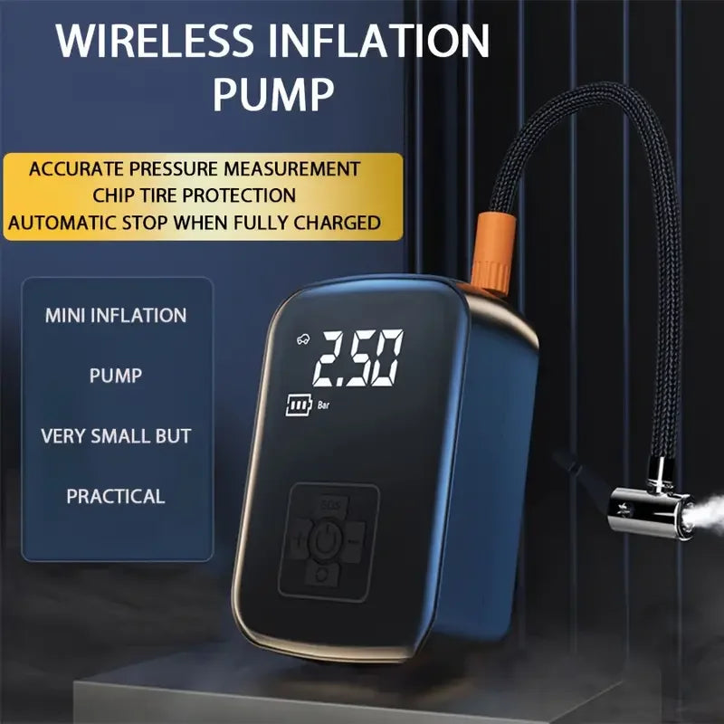 Wireless Car Air Compressor with Digital Display