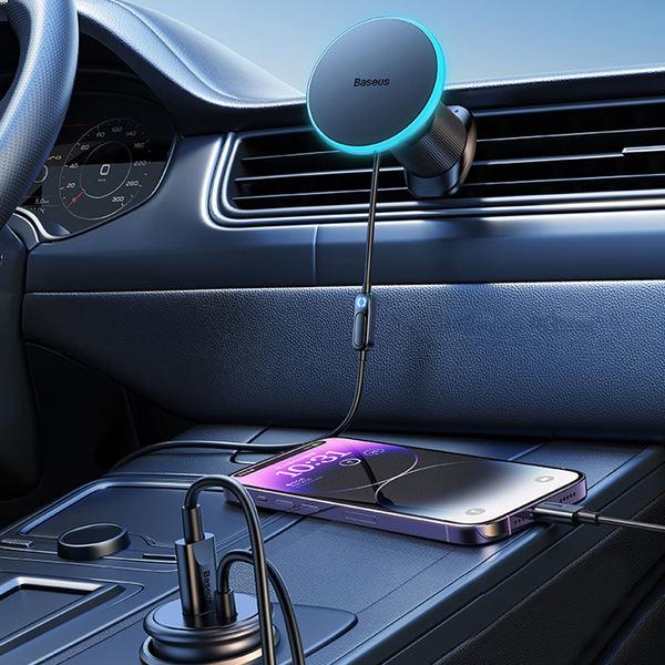 Magnetic Wireless Car Charger Phone Holder