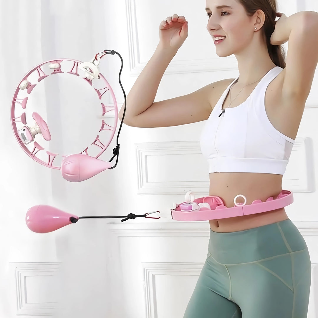 Adjustable Smart Hula Hoop with Weight – Ideal for Waist Training & Fitness