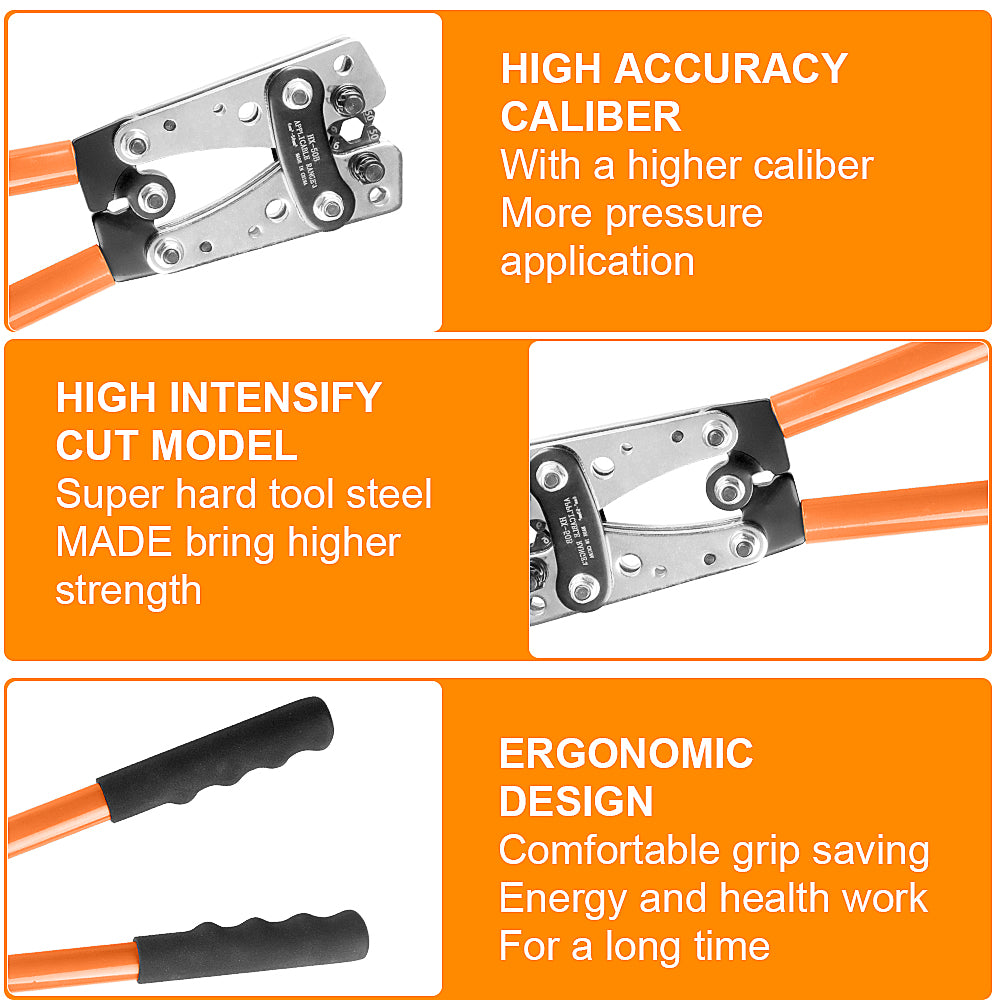 Hex Crimp Tool for Tube Terminals