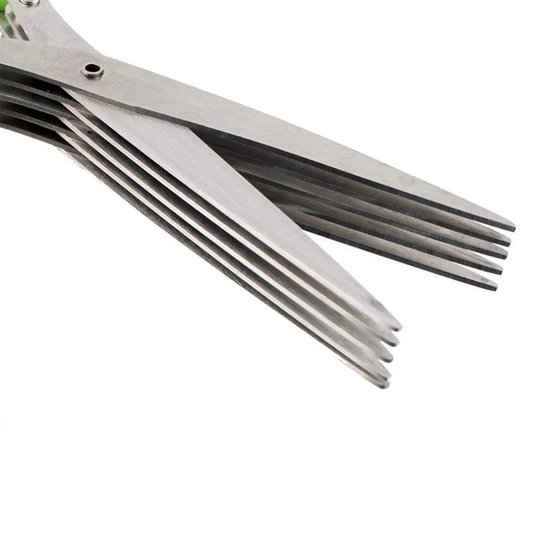 Multi-Layer Stainless Steel Herb Scissors