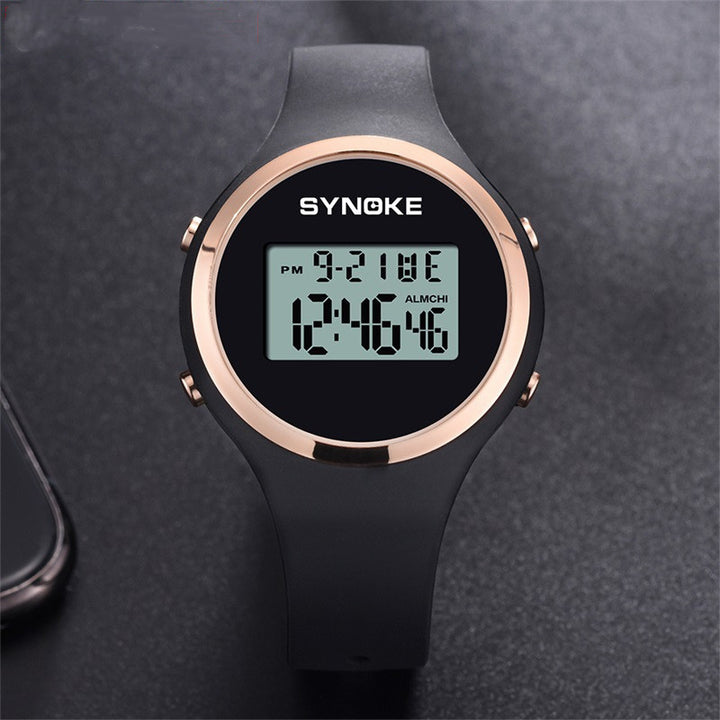 Student Electronic Watch Boy Girl Fashion Simple Watch Silicone Band