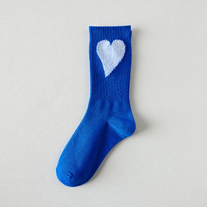 Trendy Cotton Blue Harajuku Socks