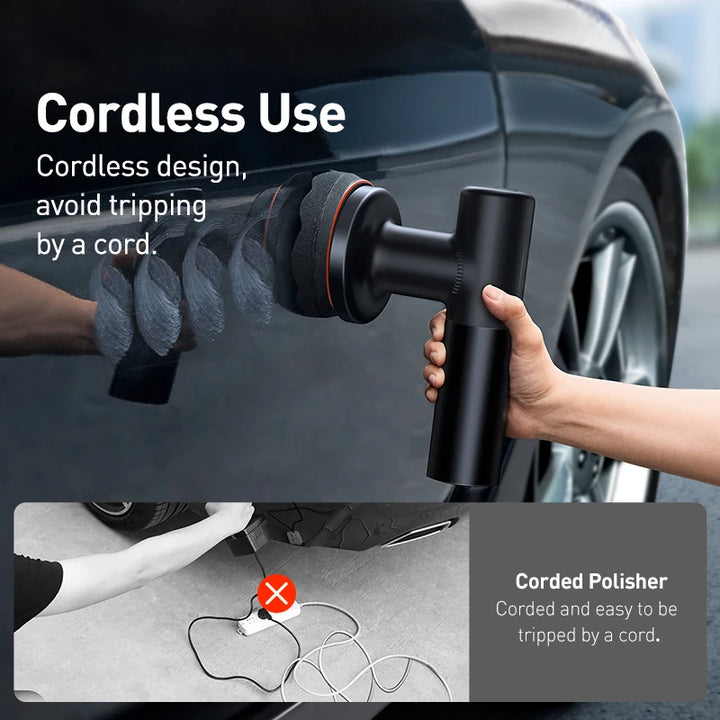 Wireless Electric Car Polisher with Adjustable Speed & Cordless Design