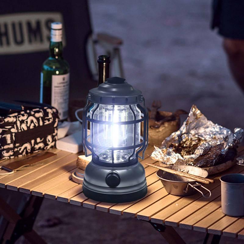 Portable LED Camping Lantern - Waterproof & USB Rechargeable