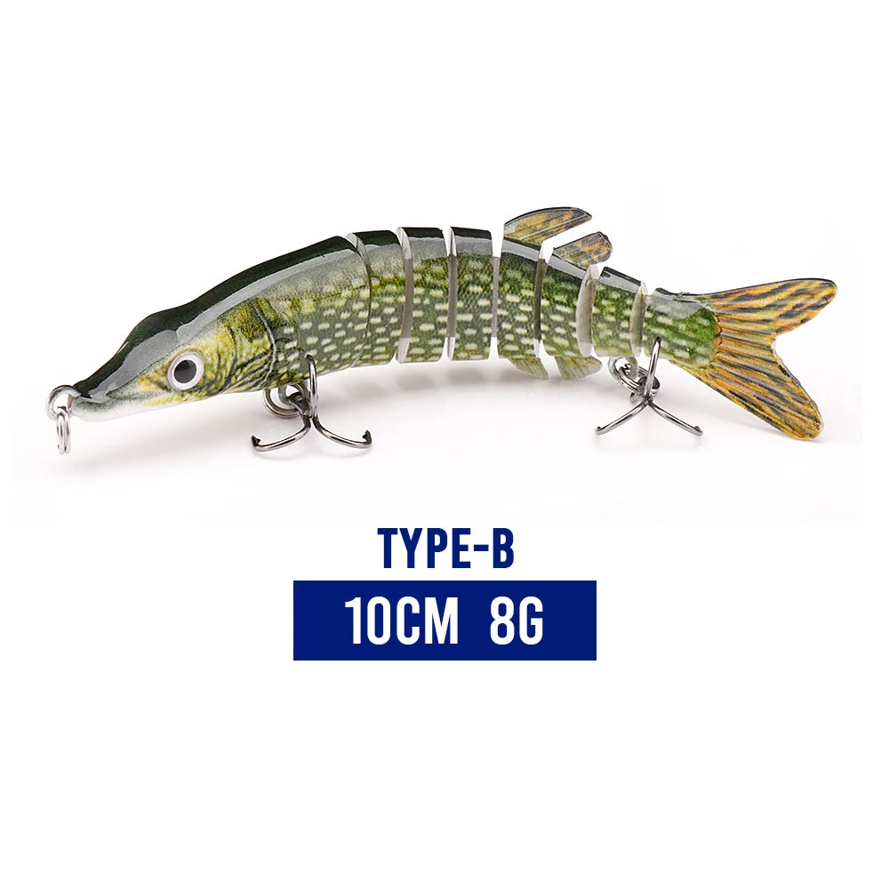 100mm Multi-Jointed Fishing Lures