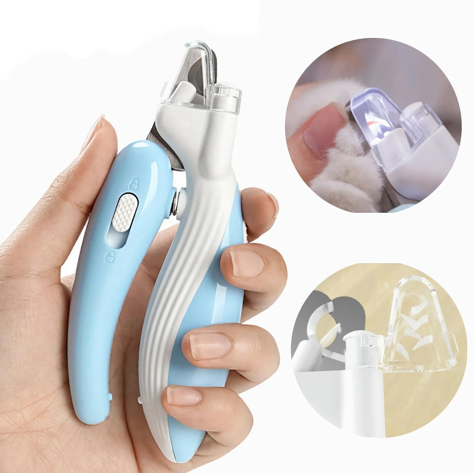 LED Light Pet Nail Clippers - Professional Grooming Tool for Dogs, Cats, and Small Animals