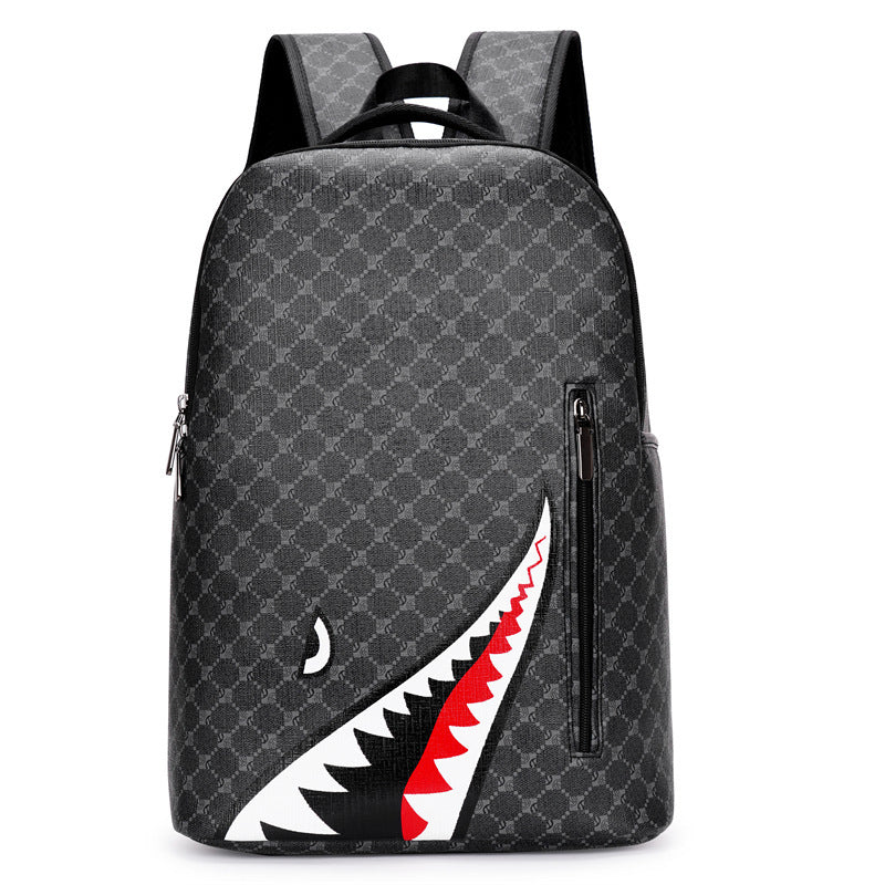 Shark Backpack Business Large Capacity Men