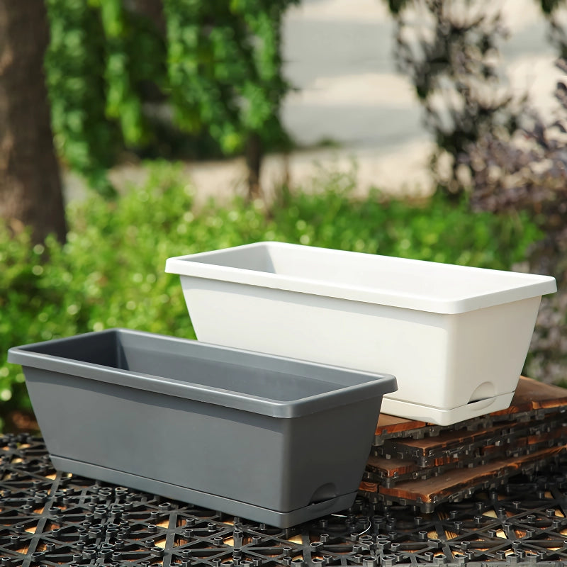 Plastic Vegetable Planter with Drain Hole Design