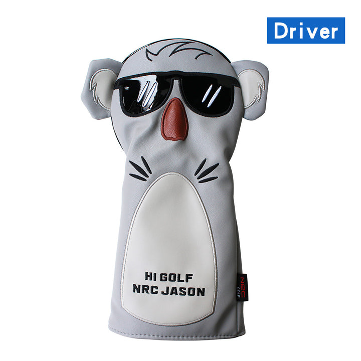 Golf Club Head Cover Cartoon Cute Animal Koala