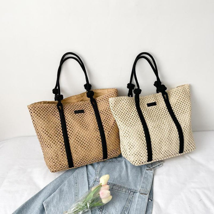 Casual Large Capacity Straw Beach Tote