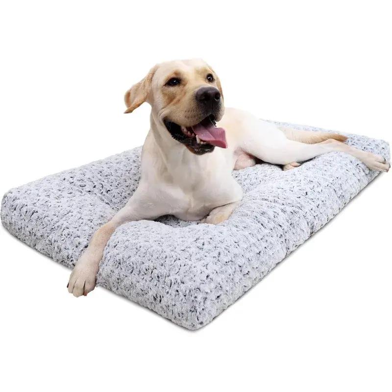 Washable Deluxe Plush Dog Bed