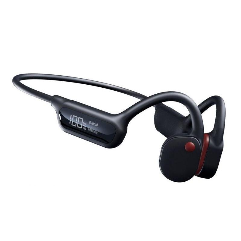 Bone Conduction Wireless Earphones with MP3 Player, Bluetooth 5.3, Waterproof IPX8, and Mic