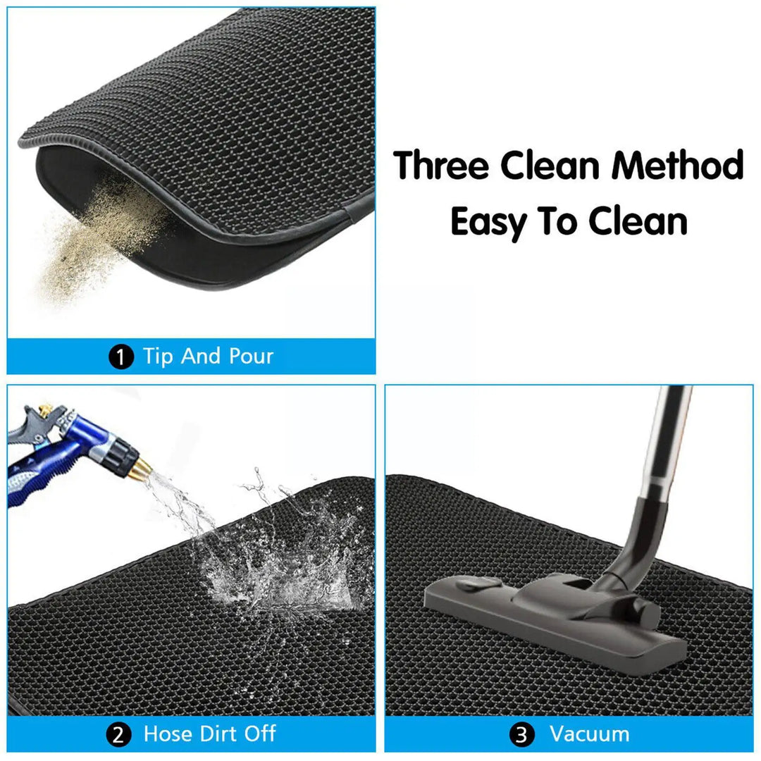 Double Layer Non-Slip Waterproof Cat Litter Mat