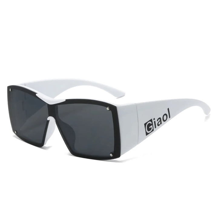 Oversized Square Sunglasses with UV400 Lenses